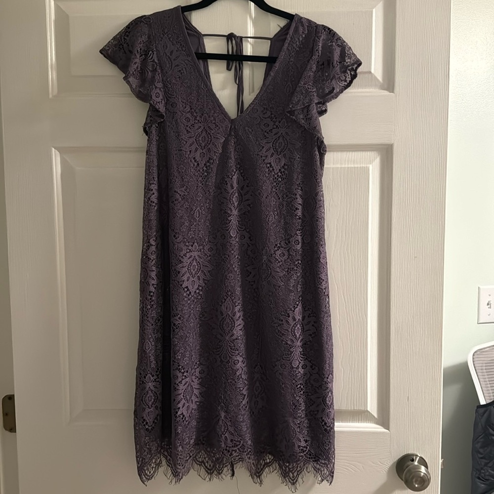 Purple Lace Dress